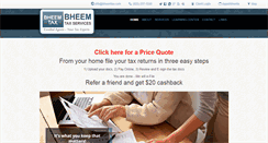 Desktop Screenshot of bheemtax.com